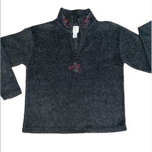 Vintage VS country embroidered pullover